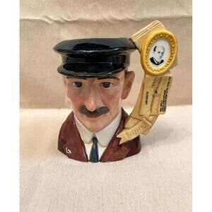 Royal Doulton Orville Wright Toby Jug D7178 Large 7.25"